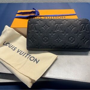 Louis Vuitton Black Monogram Empreinte Leather New With Tags